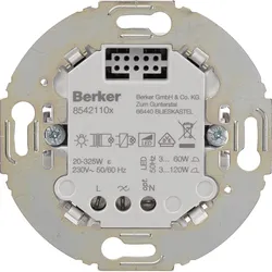 Berker 85421101 Universal Tastdimmer 1fach (R,L, C, LED), Tragring rund
