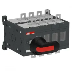ABB OT200E04DP Doppel-Lasttrennschalter 4-polig 200 A, mit Griff und Welle