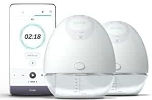 Elvie Breast Pump   Double Electric Breast Pump (24mm/28mm Nipple Shields) - Breast Pump Hands Free Tubeless Wearable Breast Pump, Used - Very Good