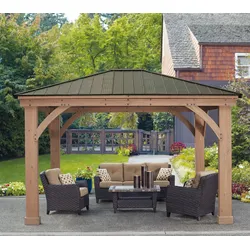 Westmann Holz Pavillon Devon 1214 | Natur | 427x366x317 cm - Natur