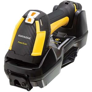 Datalogic Barcode-Scanner PowerScan PM9600-SR433RBK10 kabellos, Funk, 2D Area Imager, Handscanner, mit Basisstation