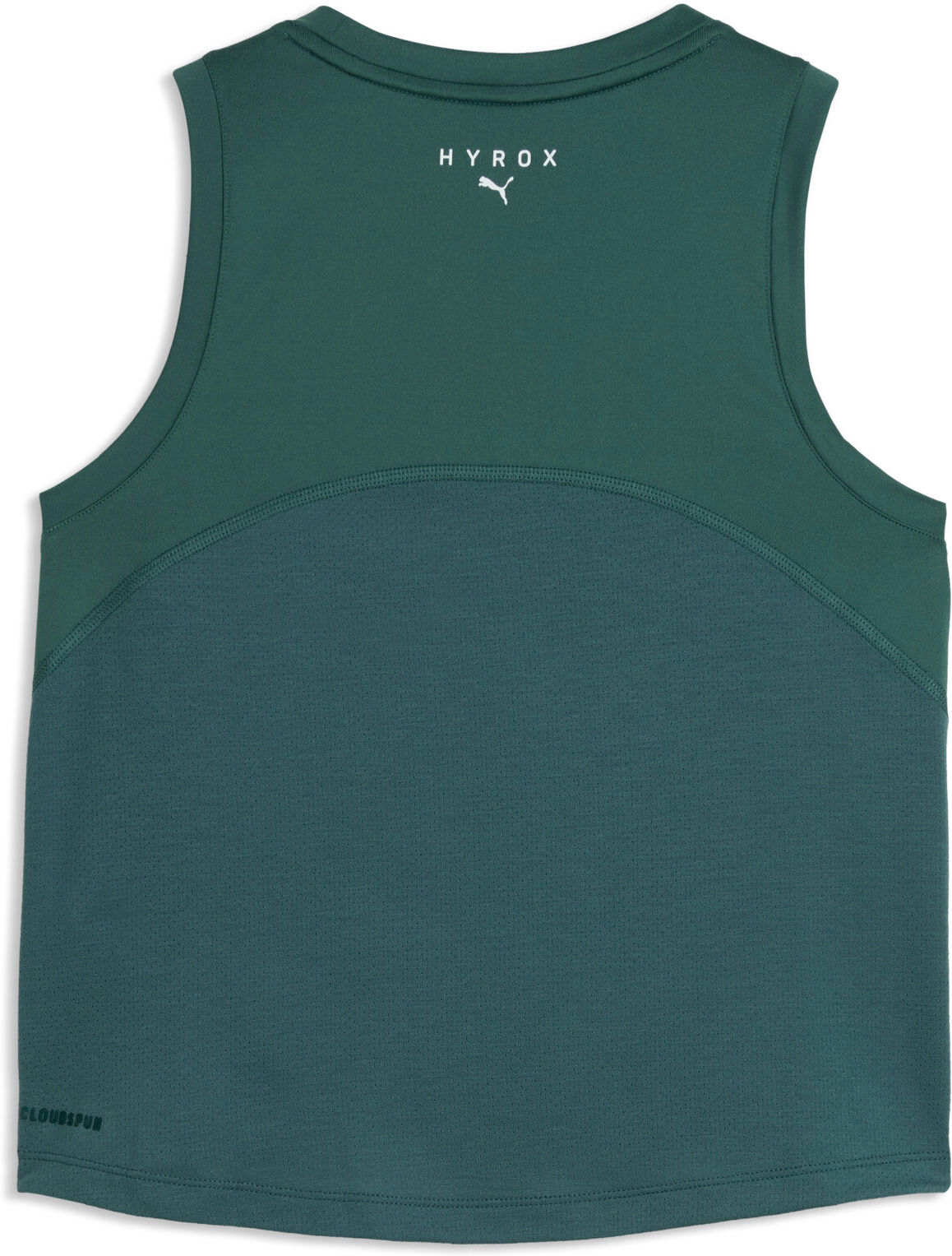Tanktop PUMA "W X HYROX CLOUDSPUN CITY TANK", Damen, Gr. XL, grün (herb garden), Jersey, Obermaterial: 94% Polyester, 6% Elasthan, unifarben, regular fit kurz, Rundhals, Tops Tanktop herb garden XL
