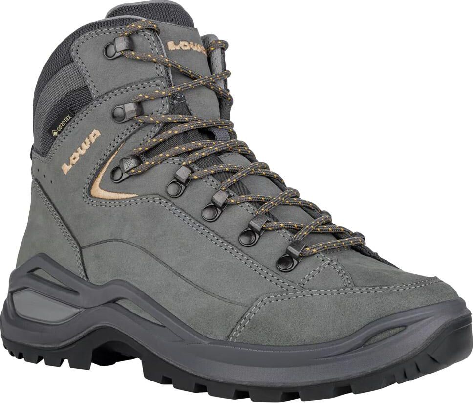 Lowa  - Renegade Evo Gore-Tex Mid Ws Graphite Abricot - 4.5 - Chaussures de randonnée