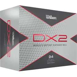 Wilson Golfbälle DX2 Soft - 24er Pack, weiss