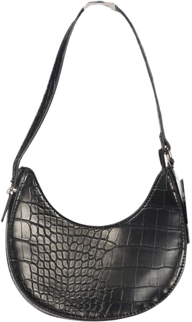 asos Damen Handtasche klein, Schwarz, Kunstleder - Second Hand