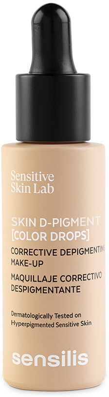 Sensilis Skin D-PIGMENT Color Drops maquiagem corretiva despigmentante #Beige rose