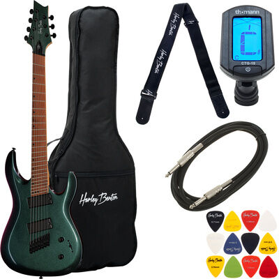 Harley Benton R-457FFB Roasted MS Bundle Flip Flop Blue