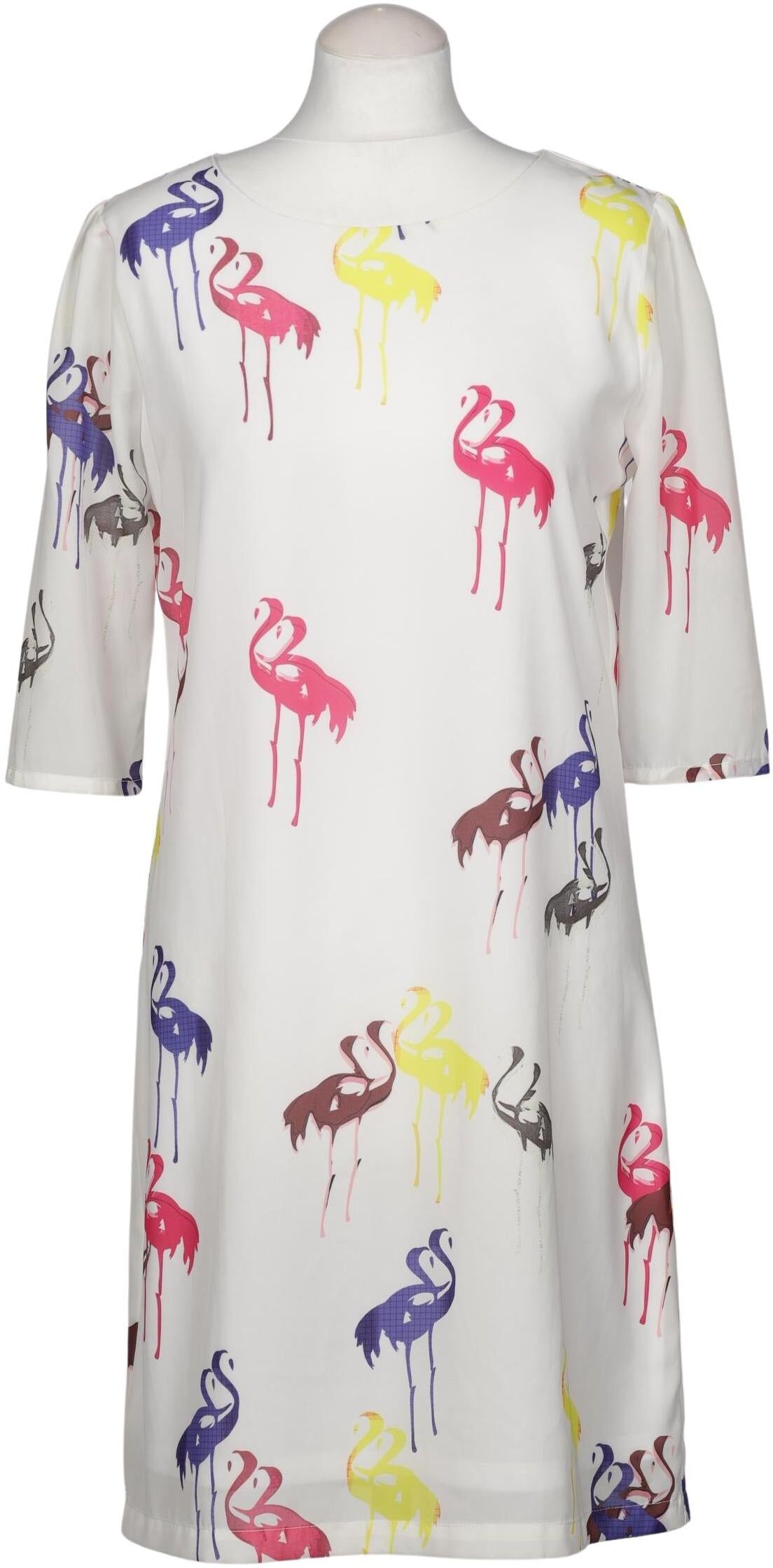 Anonyme Designer Damen Kleid, Mehrfarbig, Gr. S, Synthetik - Second Hand