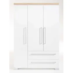 Paidi Kleiderschrank Kira, 135 x 205 cm Dekor Eiche Nebraska