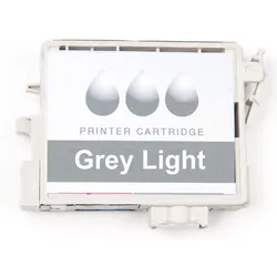 Inkadoo, Druckerpatrone, Druckerpatronen kompatibel zu HP C9451A / 70 Tintenpatrone, light grau Hellgrau (GY)