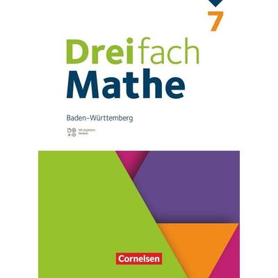 Dreifach Mathe - Baden-Württemberg - 7. Schuljahr, Gebundene Ausgabe von , Cornelsen Verlag, 978-3-06-004446-7