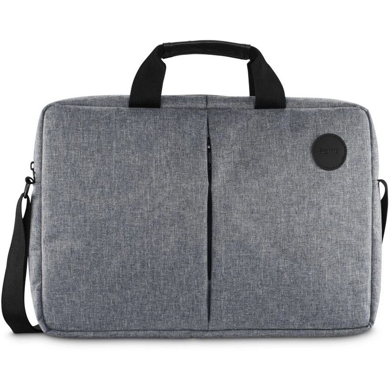 hama Laptoptasche Genua Polyester grau 00227053 bis 39,6 cm (15,6 Zoll)