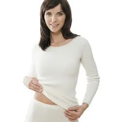 Medima Damen Unterhemd langarm 100% Angora weiÃ Gr. S