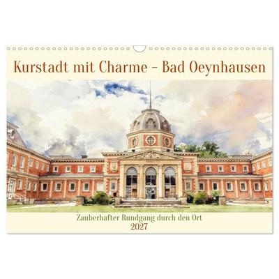 Kurstadt mit Charme - Bad Oeynhausen (Wandkalender 2027 DIN A3 quer), CALVENDO Monatskalender