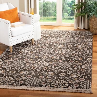 SAFAVIEH Serenity Ma'Anit Traditional Oriental Rug with Fringe