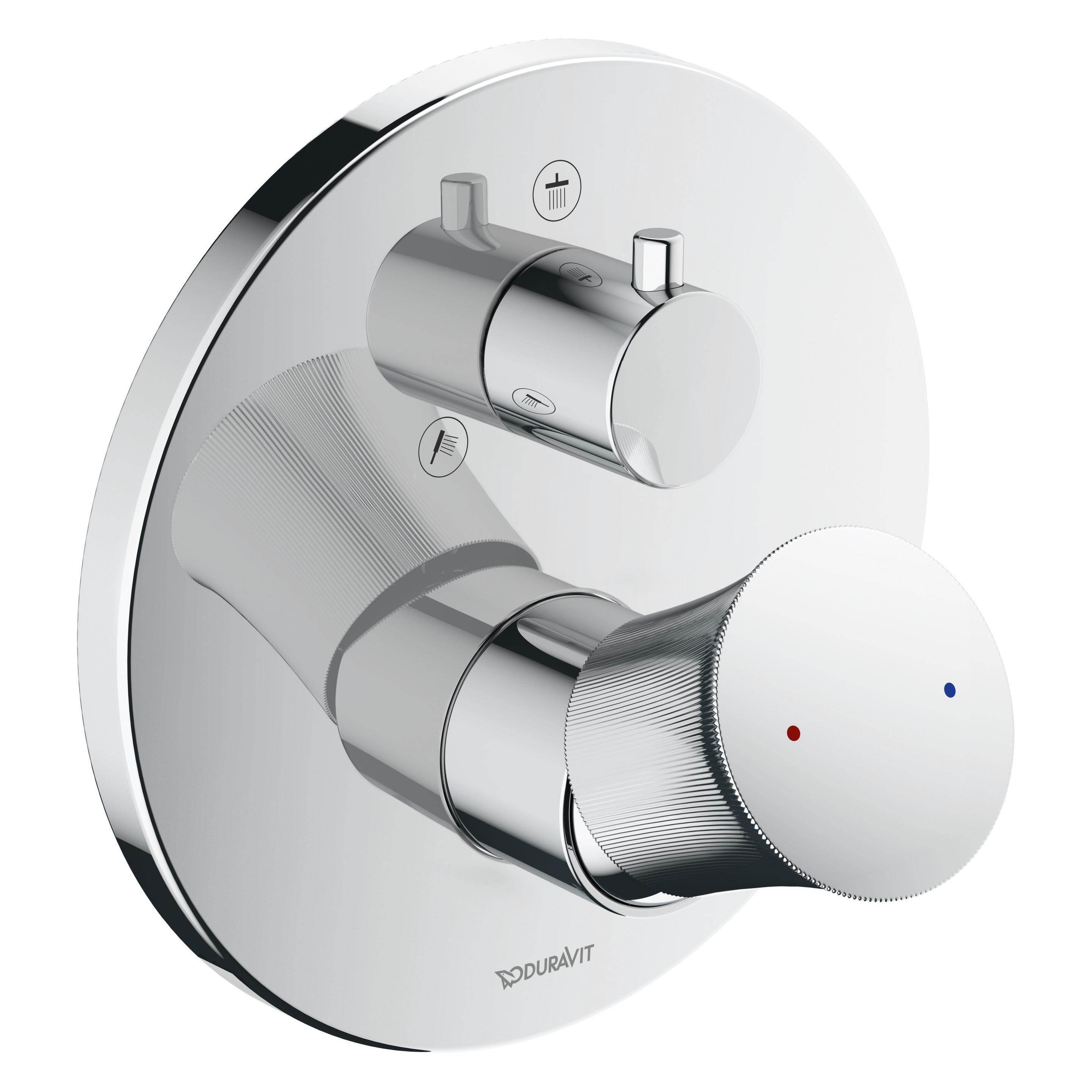 Duravit Fertigmontage-Set WHITE TULIP f UP-Brausemischer m Umstellven chr (WT4210012010)