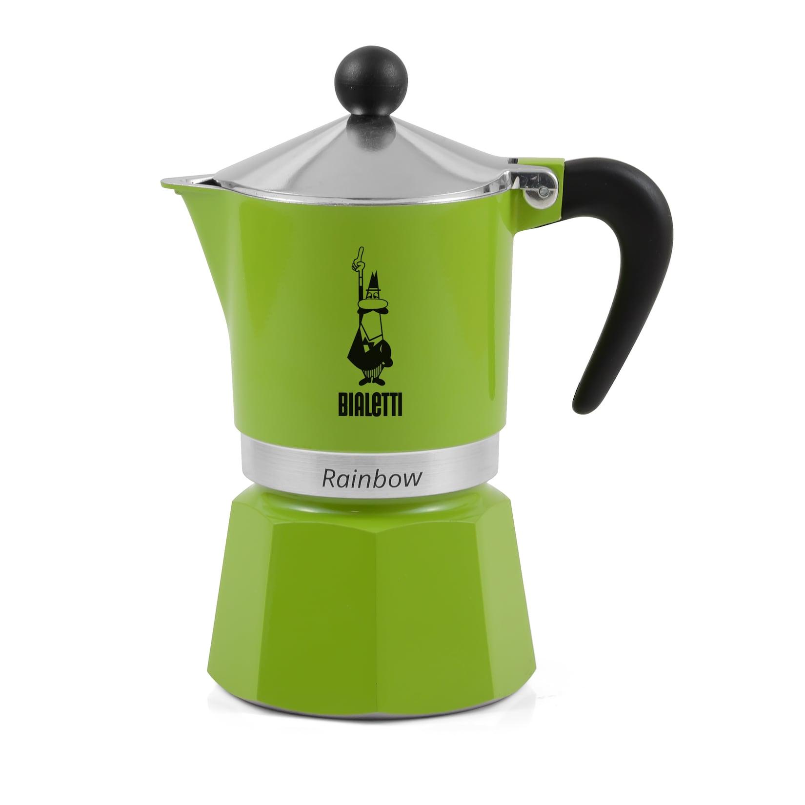 Espressokocher Rainbow 6 Tassen grün