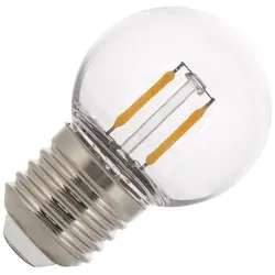 Bailey | LED-Kugellampe Kunststoff | Große Fassung E27 | 2W (ersetzt 20W)