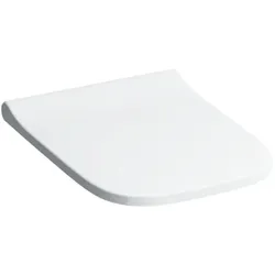 Geberit Smyle Square WC-Sitz 500237011 weiss, mit Absenkautomatik, Scharniere chrom