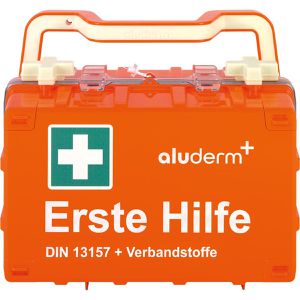Söhngen Erste-Hilfe-Koffer aluderm+ DG S, orange, Füllung nach DIN 13157, Norm Erweiterung