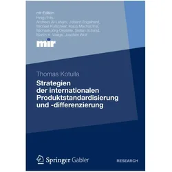Strategien der internationalen Produktstandardisierung und -differenzierung, Fachbücher von Thomas Kotulla
