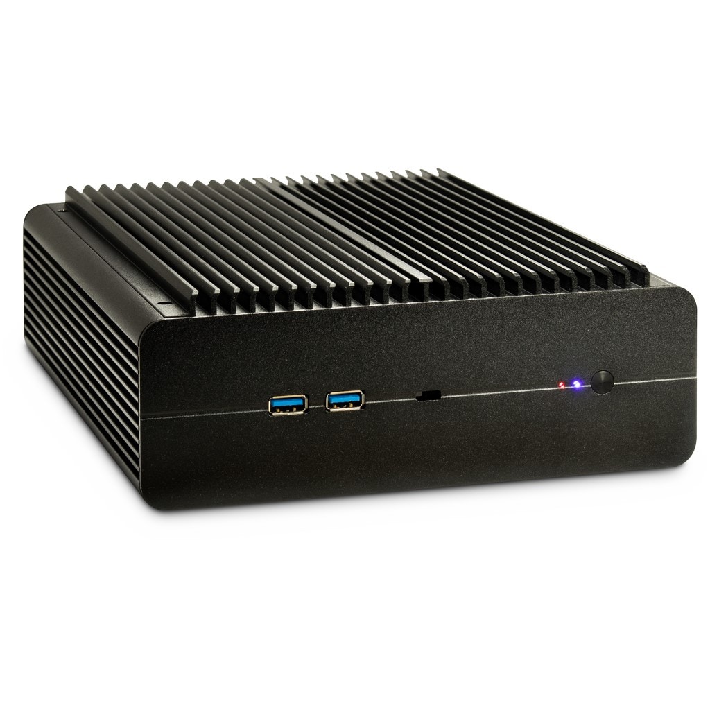Inter-Tech IP-60 PC Gehäuse Mini-ITXDesktop Schwarz
