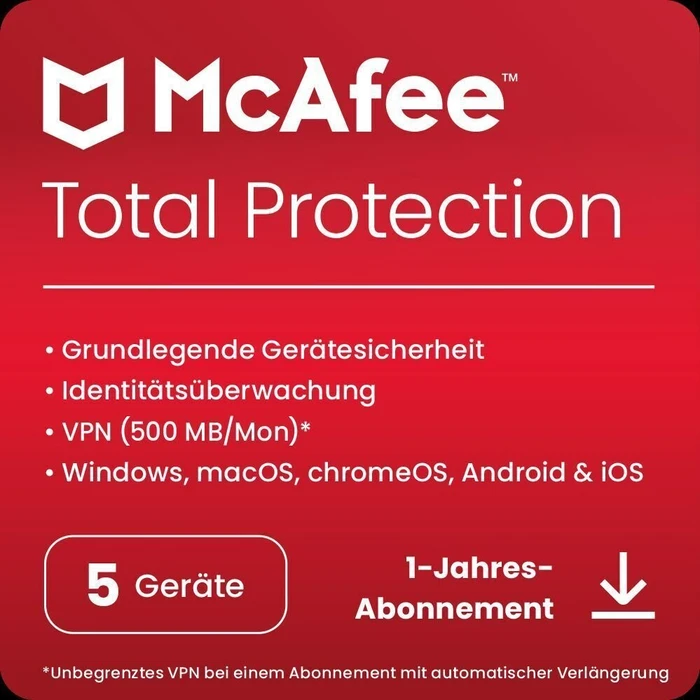 McAfee Total Protection - German