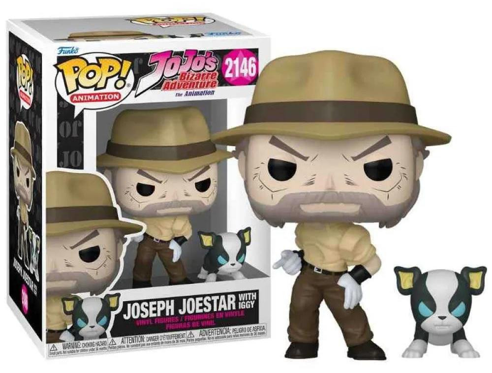 Funko POP Joseph Joestar met Iggy Jojo's Bizarre Adventure nummer 2146 figuur