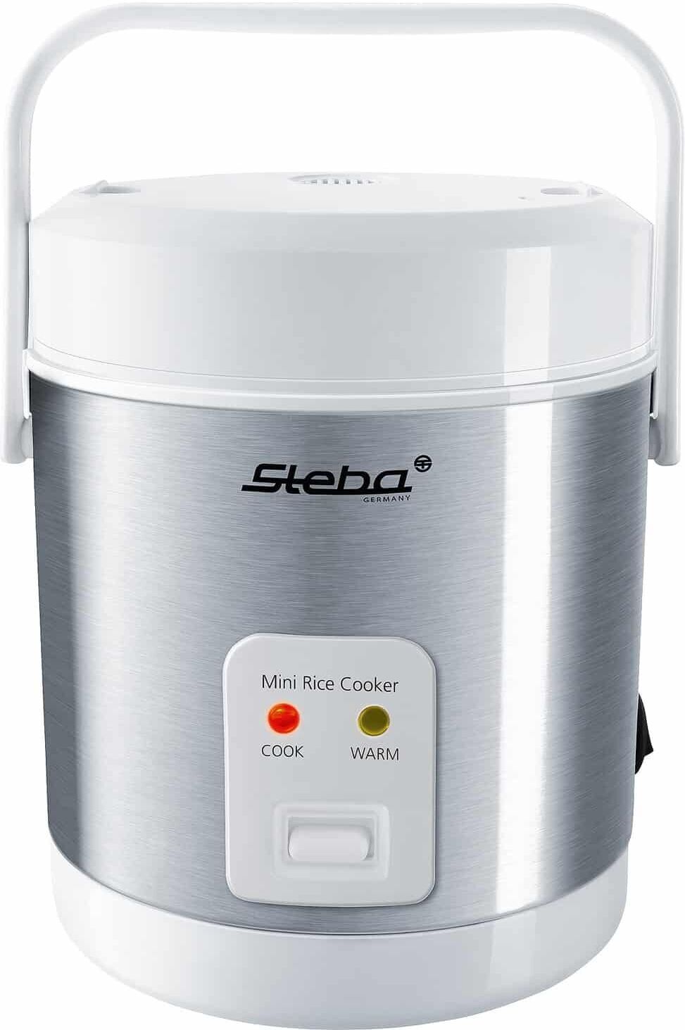 Steba RK 4 M Mini-Reiskocher   silber/weiß - Refurbished