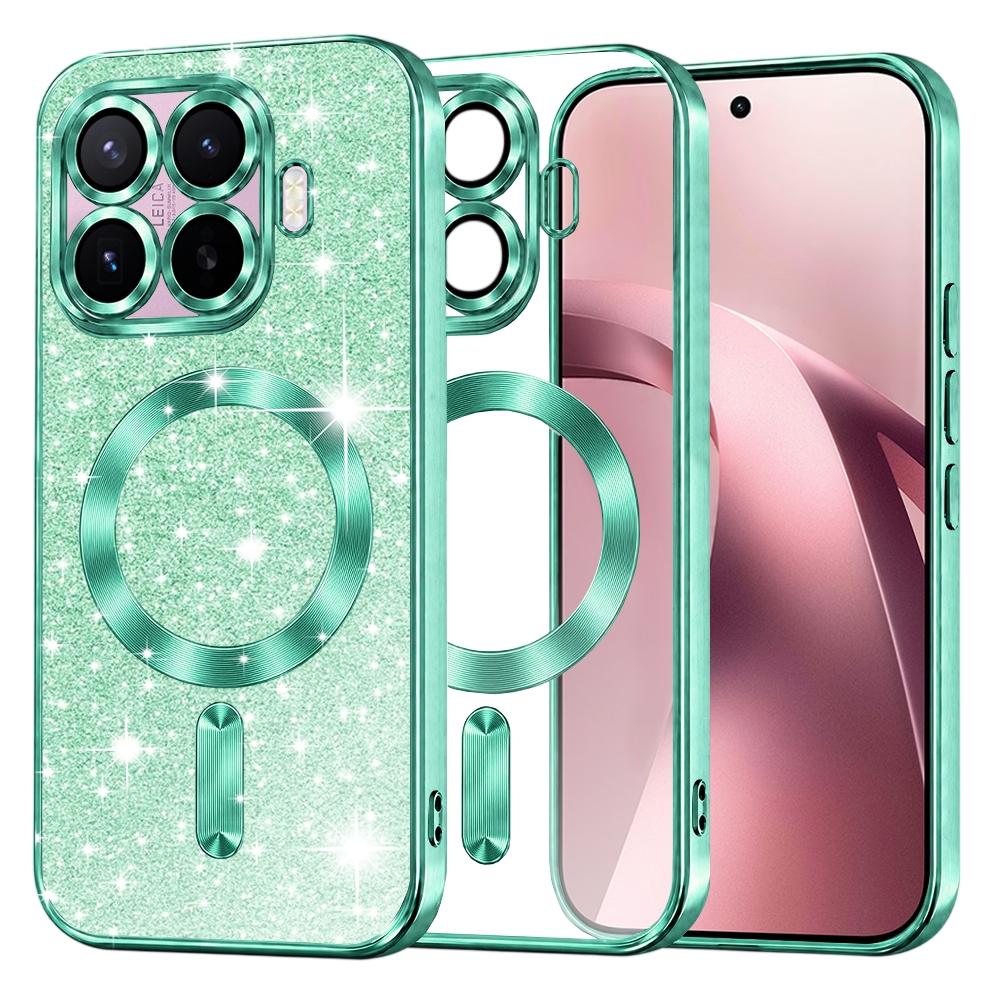 Techsuit - Luxury Glitter MagSafe - Xiaomi 17T - Light Green (Xiaomi 17T) (76521008)