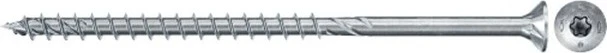 Fischer Spanplattenschraube Power-Fast II 5,0x110 Senkkopf (50 Stück, Teilgewinde, verzinkt)