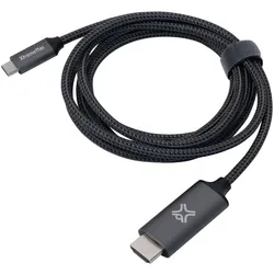 XtremeMac USB C — HDMI (Typ A) (2 m), Videokabel, Schwarz, Grau
