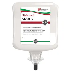 Stokolan CLASSIC Hautpflegecreme, silikonfrei – für normale und stark beanspruchte Haut - 1000 ml - Kartusche 1000 ml