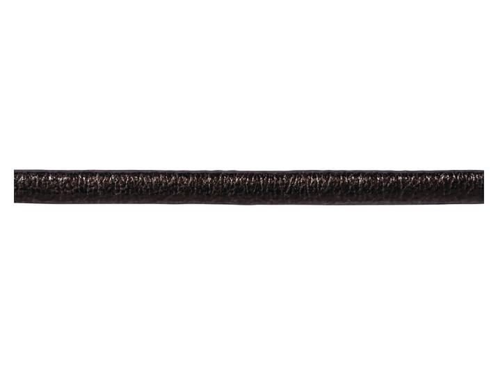 Rayher Kunstlederband Metallic Flach Anthrazit 3 mm 2 m
