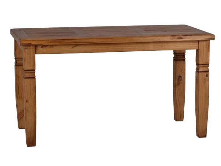 MiaMöbel Mexico Esstisch 140x75cm Massivholz Pinie Landhaus Mexiko Möbel Mexikanisch