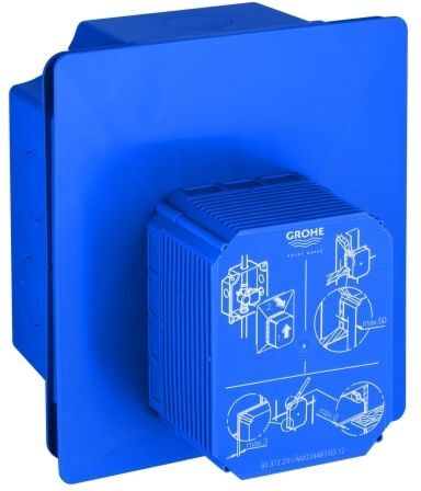 Grohe Urinal-Rohbauset Rapido UMB für manuelle Betätigung oder Infrarot Elektronik 6 V