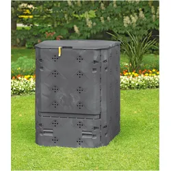 Juwel, Komposter + Gartensack, Komposter BIO 600 Anthrazitgrau, Nutzinhalt 600 l (600 l)