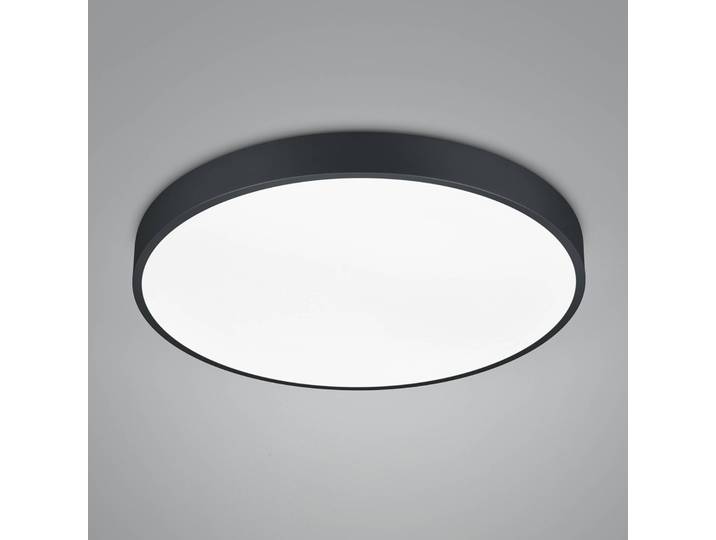 Trio Lighting LED Deckenlampe Waco, dimmbar, schwarz, für Wohn- / Esszimmer, Metall, LED Deckenleuchte