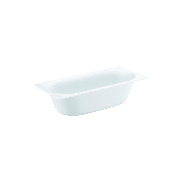 Grohe Essence Badewanne 3962000H 180 x 45 x 80 cm, freistehend, mit Überlauf, alpinweiß, EasyClean