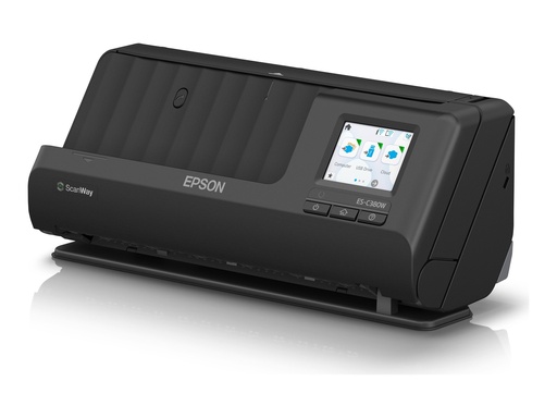 Epson ES-C380W - Einzelblatt-Scanner - Duplex - A4/Legal - 600 dpi x 600 dpi - automatischer Dokumenteneinzug (20 Seiten) (B11B269401)
