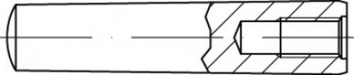 TOOLCRAFT TO-5436846 Kegelstift 8mm Stahl 10St.