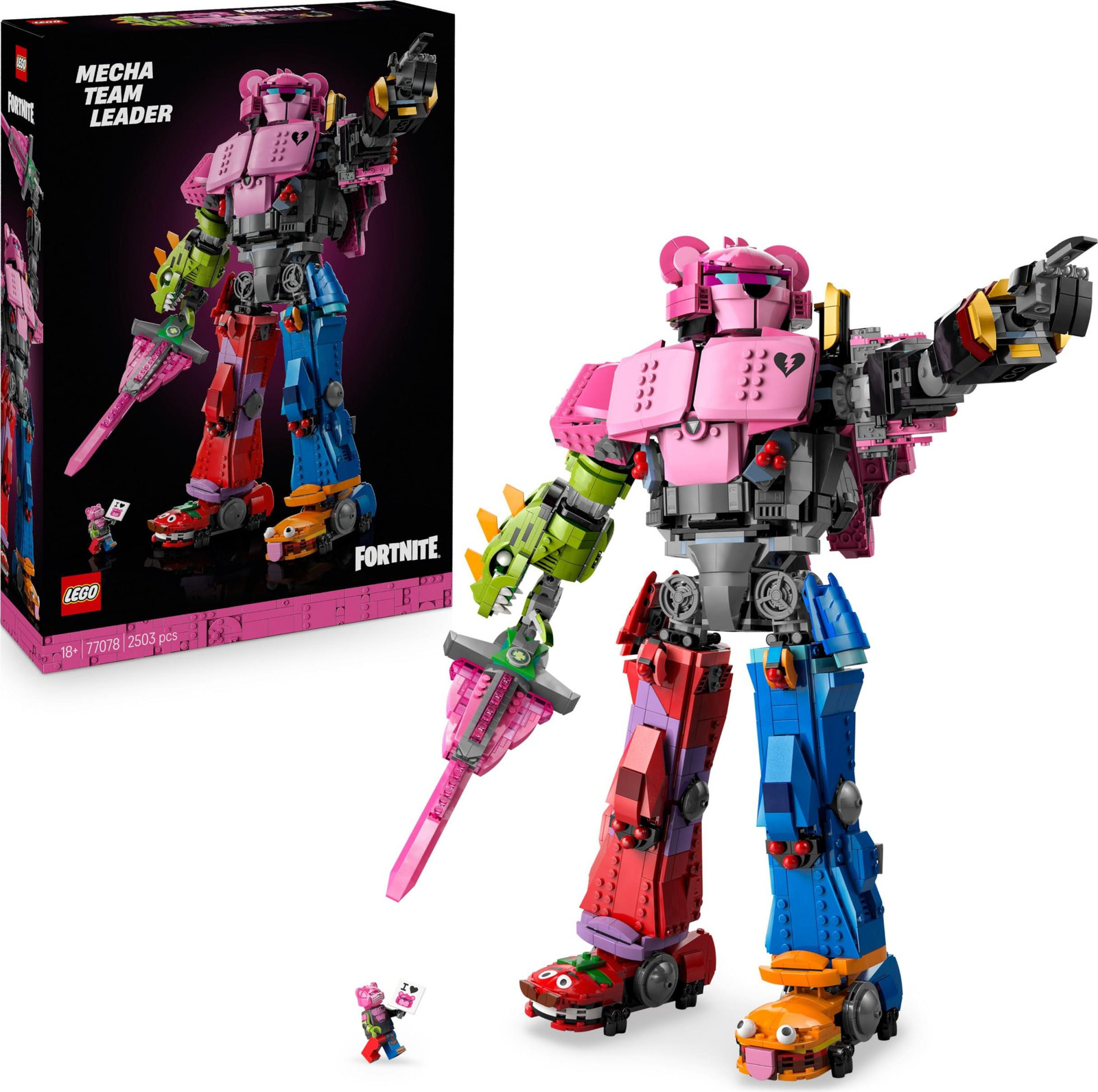 LEGO Fortnite 77078 Mech Team Leader Bouwset voor Volwassenen