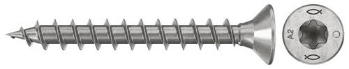 Fischer 574056 Spanplattenschraube 3mm 35mm TX rostfreier Stahl 200St.