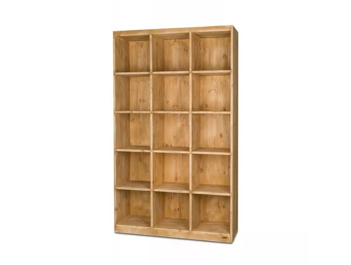 Étagère 15 casiers l119 cm bois massif