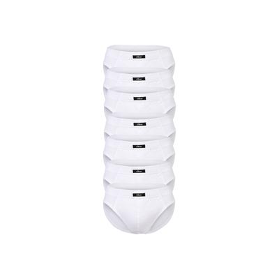 Slip S.OLIVER "Slip 7er Pack", Herren, Gr. M, weiß, Obermaterial: 100% Baumwolle CO., Unterhosen Slip