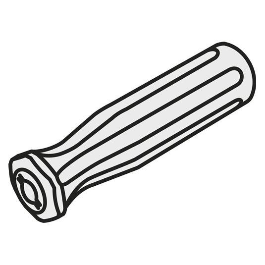 Dormer Schraubendrehergriff ISO FG-15 Bruttogewicht 29,3g PRAMET (FG-15)
