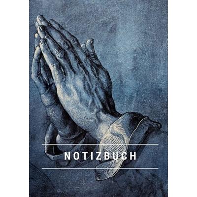 Notizbuch klein A5 Blanko - Notizheft 44 Seiten 90g/m² - Softcover Albrecht Dürer 'Betende Hände, Taschenbuch von Notizbuch A5,Notizheft A5,Notebook