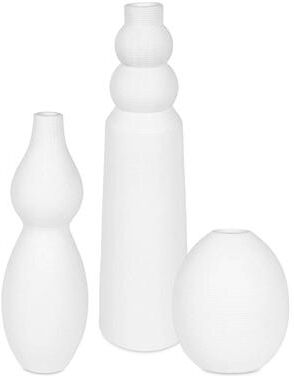 Uttermost Forma White Ceramic Vases (Set of 2)