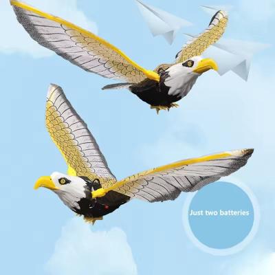 Inspire Curations Flapping Bird Door Hang Interactive Cat Toy With Scratch Rope yellow with Music Light