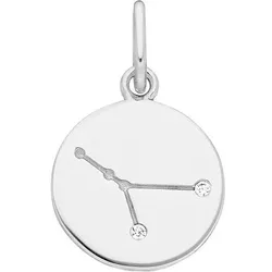 LEAF - KETTENANHÄNGER - KREBS ZODIAC SIGN -  silber